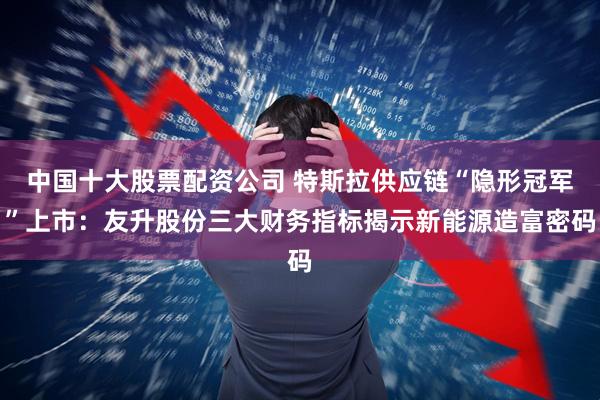中国十大股票配资公司 特斯拉供应链“隐形冠军”上市：友升股份三大财务指标揭示新能源造富密码